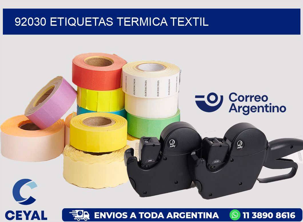 92030 etiquetas termica textil