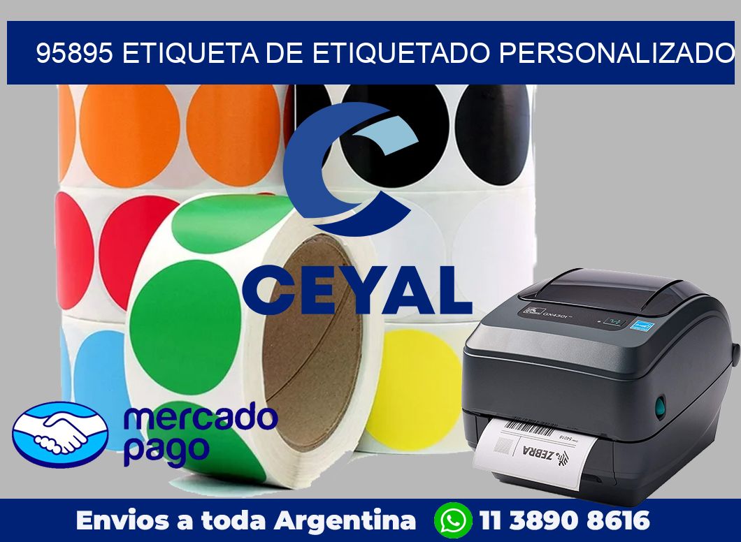95895 Etiqueta de etiquetado personalizado