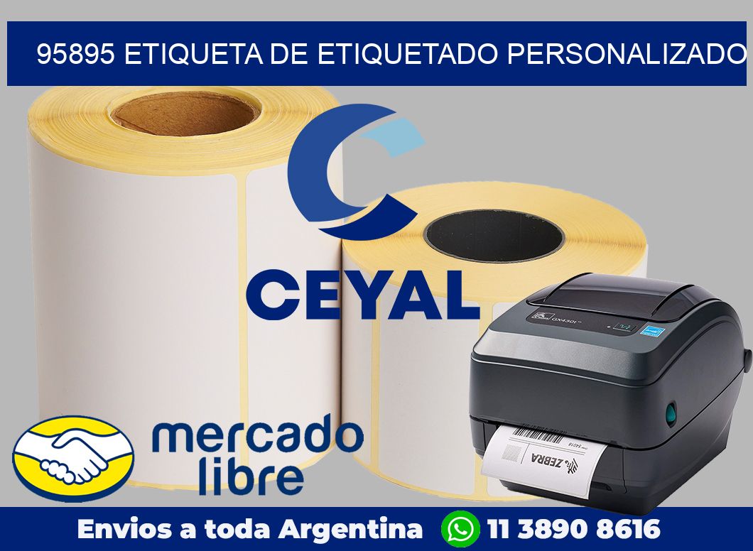 95895 Etiqueta de etiquetado personalizado