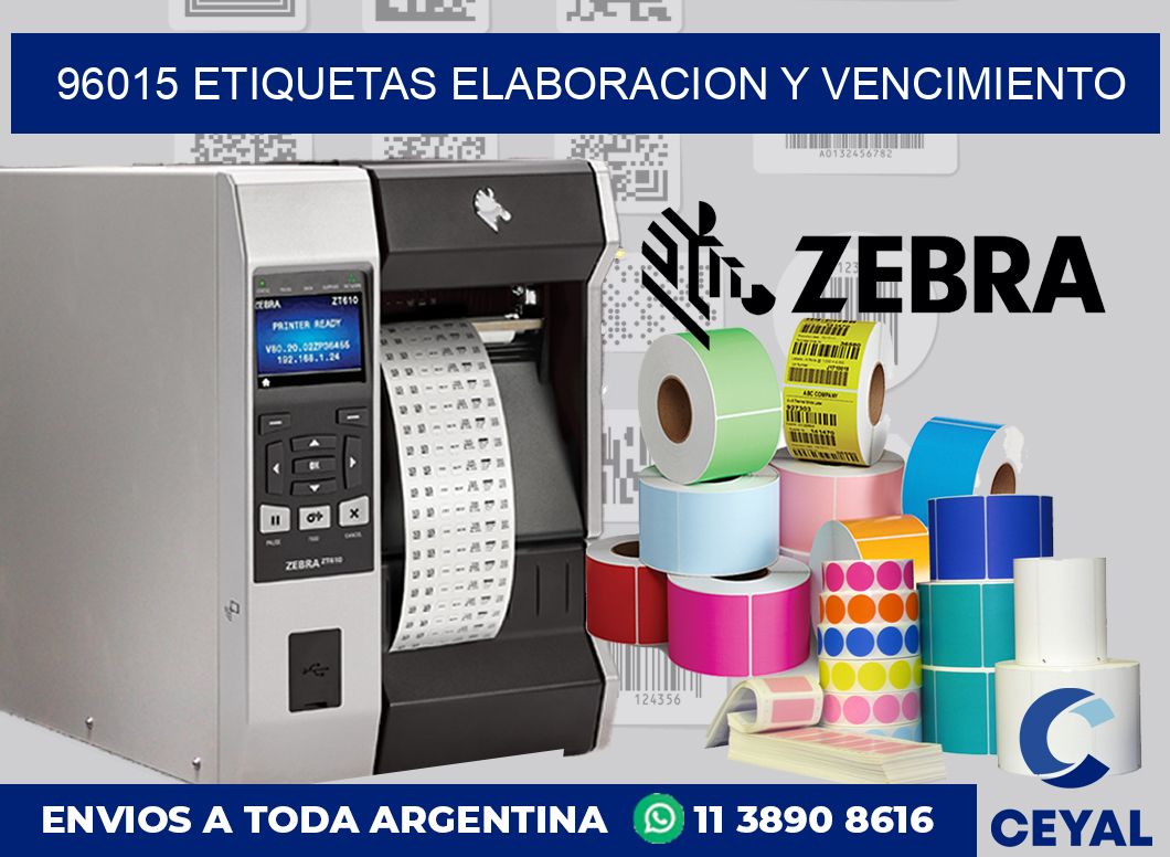96015 Etiquetas elaboracion y vencimiento