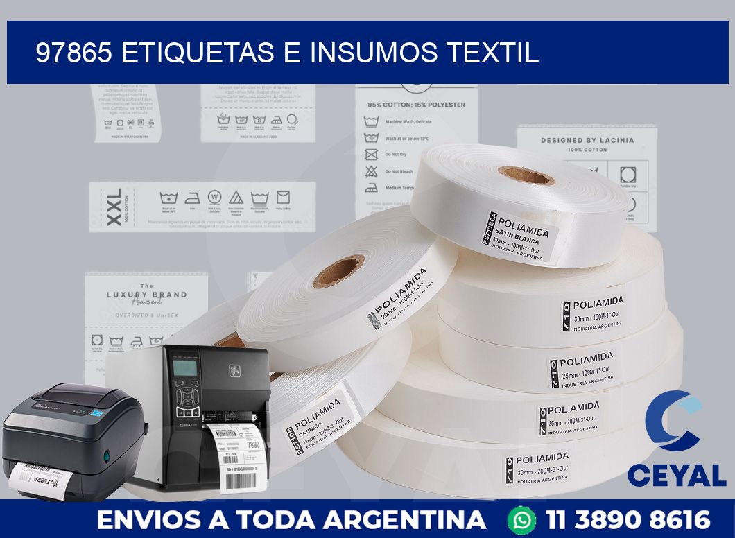 97865 etiquetas e insumos textil