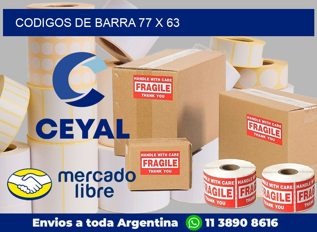 Codigos de barra 77 x 63