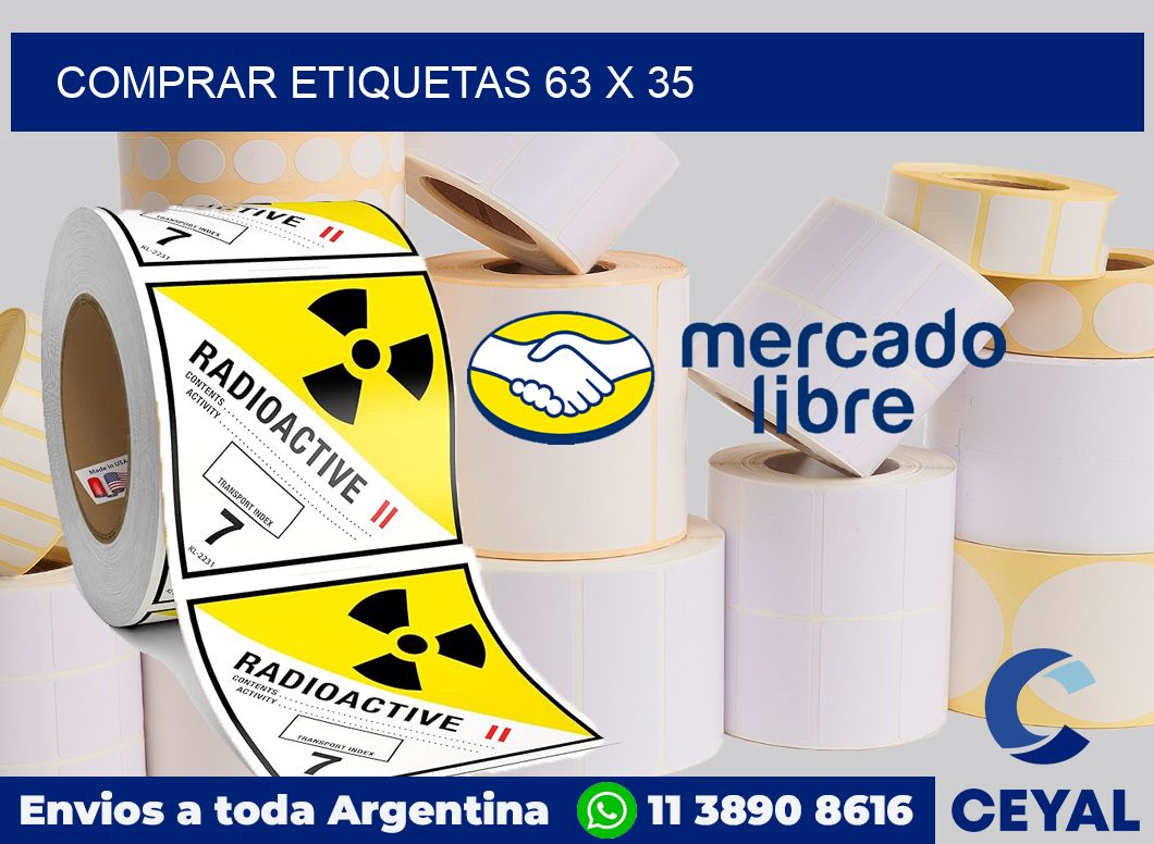 Comprar etiquetas 63 x 35