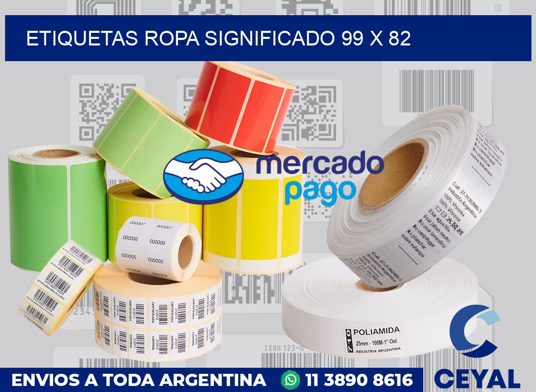 Etiquetas ropa significado 99 x 82