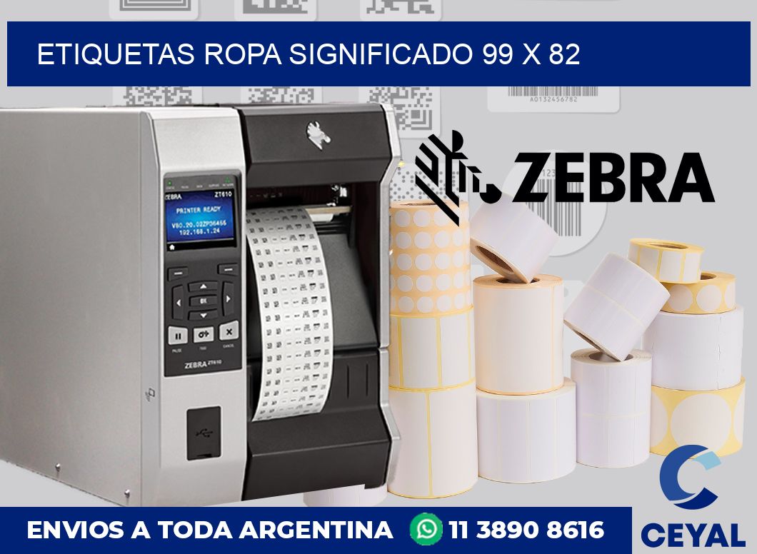 Etiquetas ropa significado 99 x 82