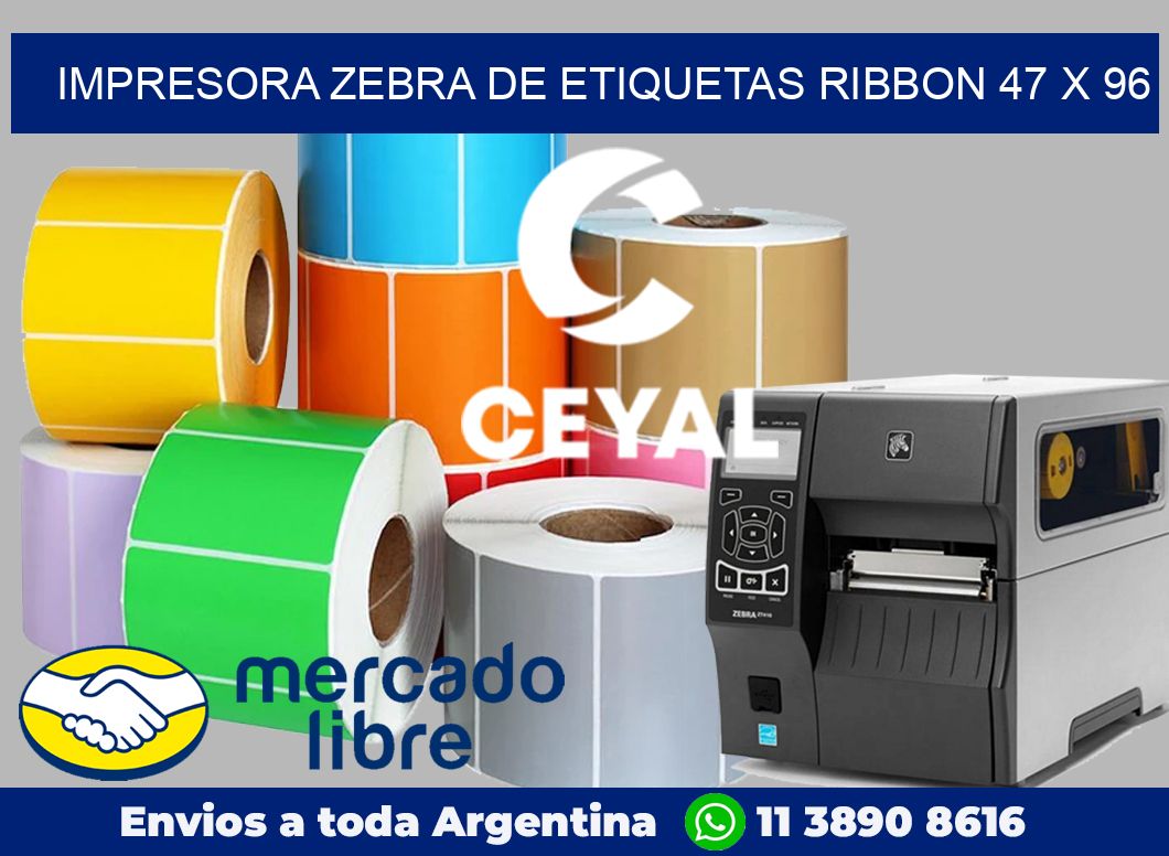 Impresora Zebra de etiquetas ribbon 47 x 96
