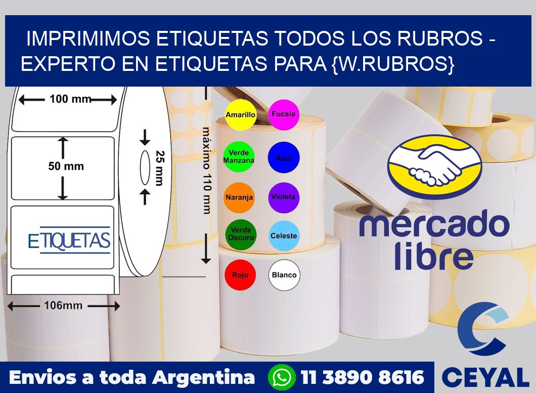 Imprimimos etiquetas todos los rubros - Experto en etiquetas para Lavadero industrial de jean