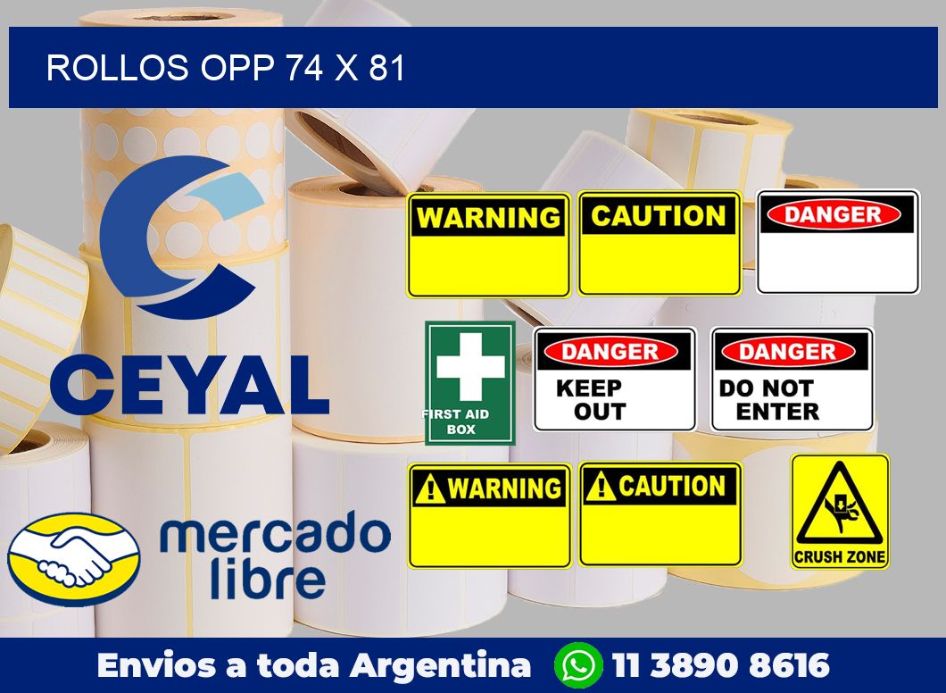 Rollos OPP 74 x 81