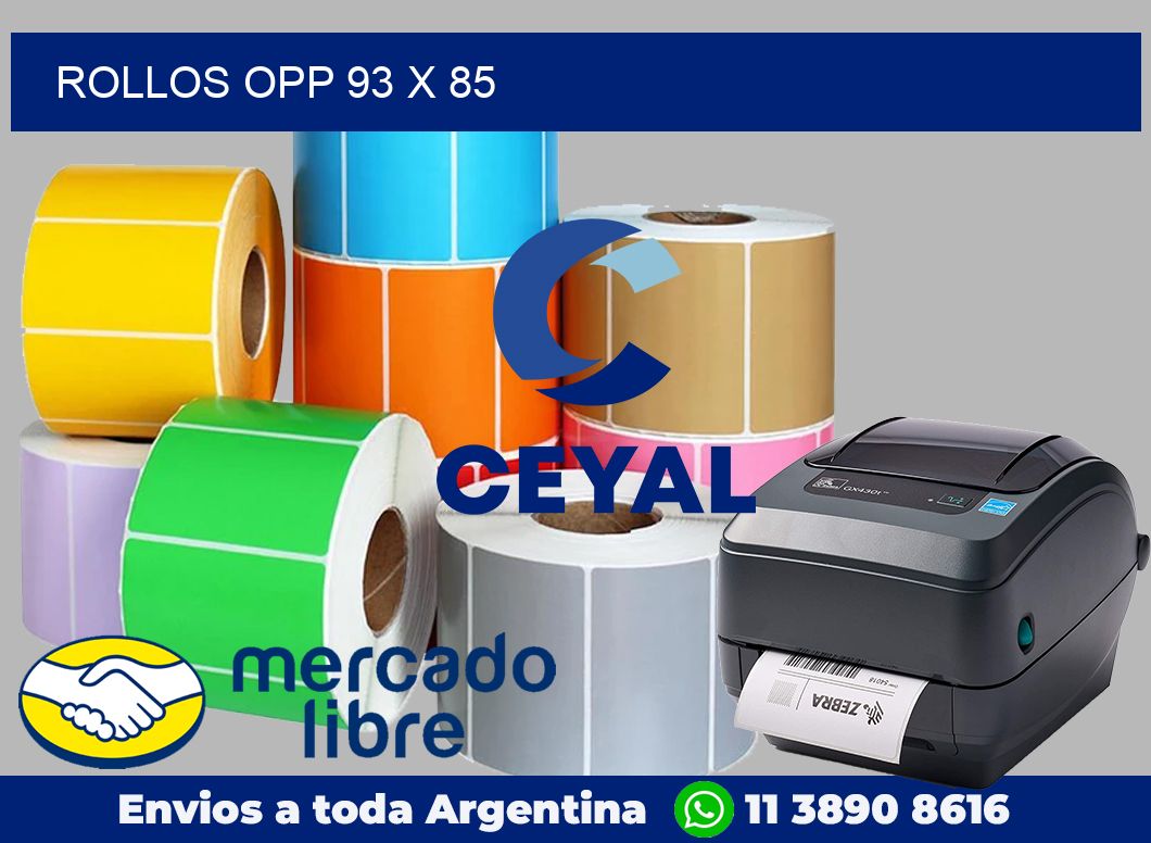 Rollos OPP 93 x 85