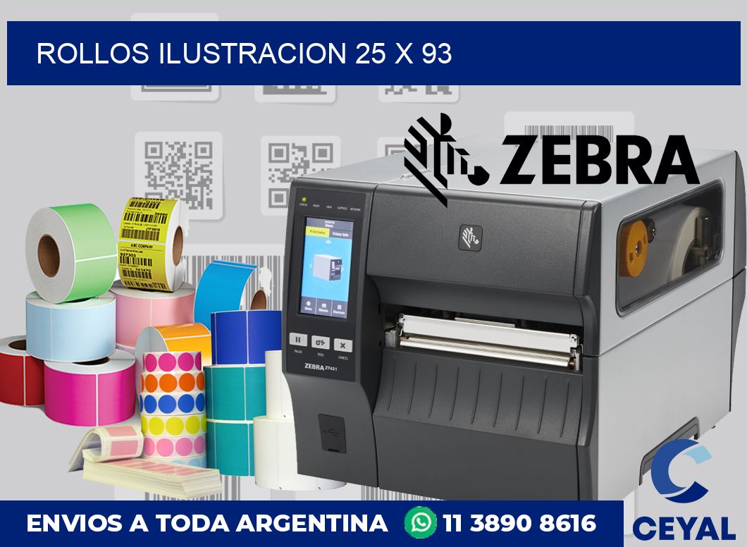 Rollos ilustracion 25 x 93