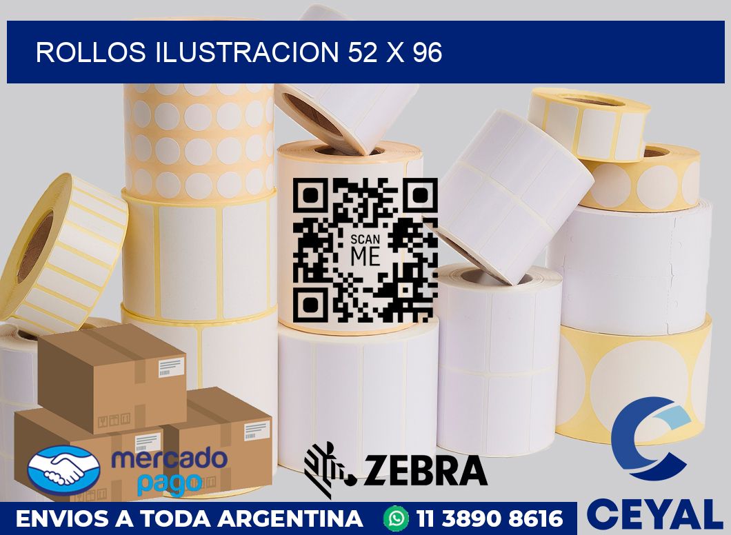 Rollos ilustracion 52 x 96