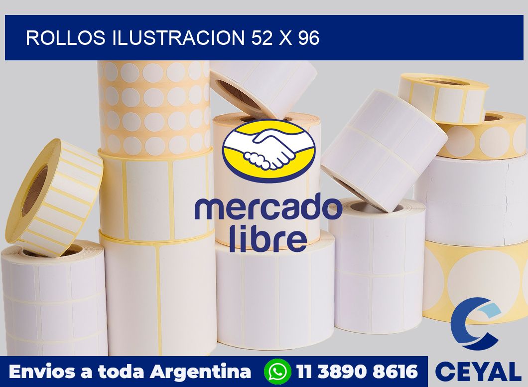 Rollos ilustracion 52 x 96