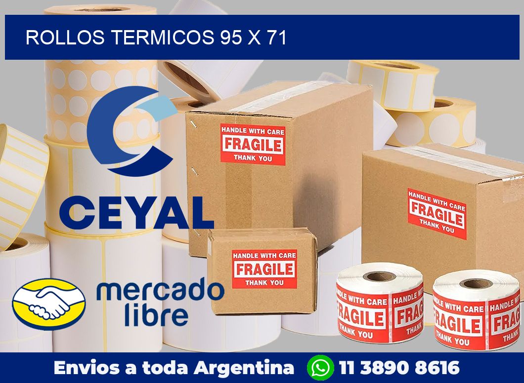 Rollos termicos 95 x 71