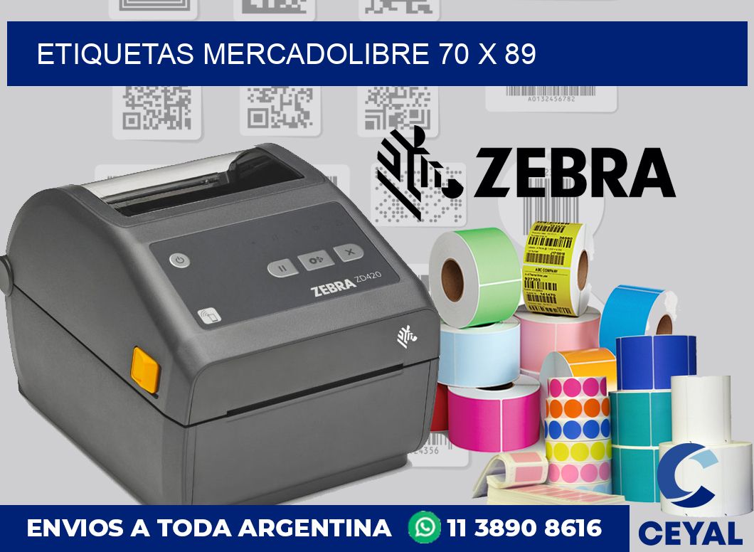 etiquetas mercadolibre 70 x 89