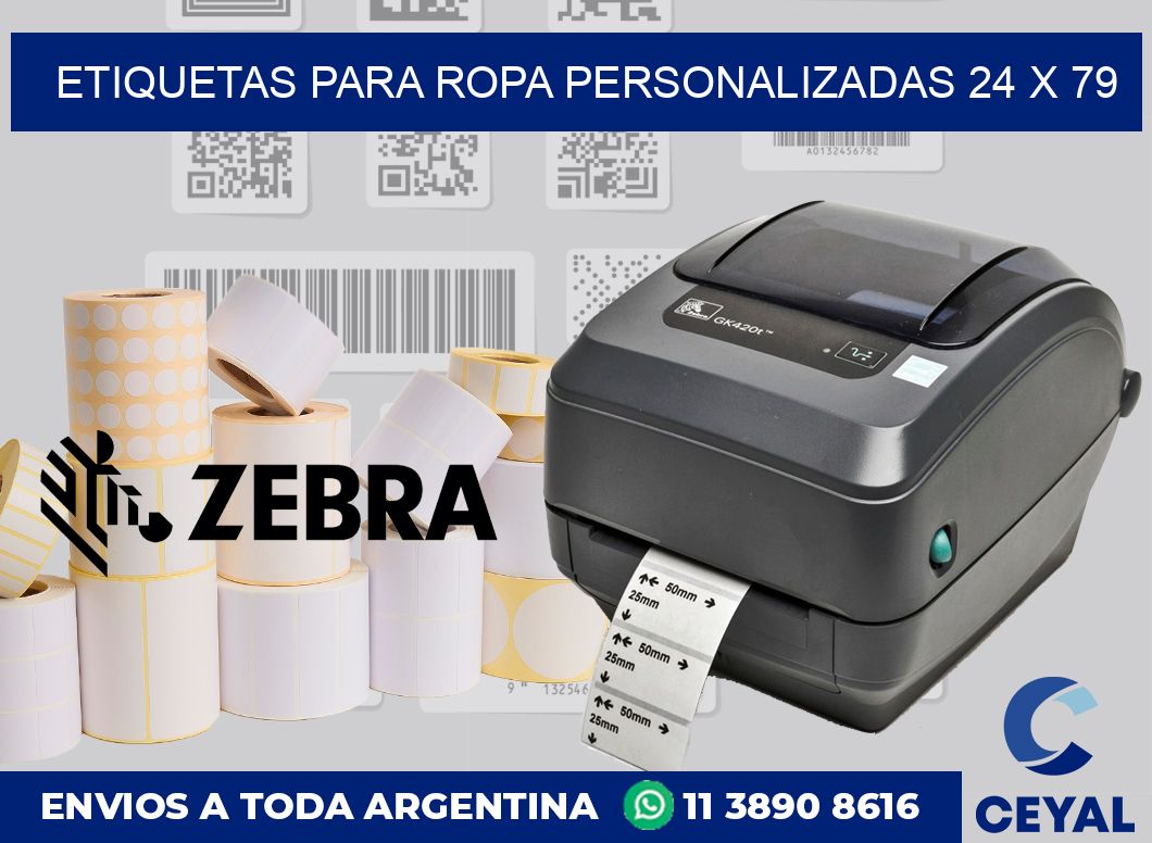 etiquetas para ropa personalizadas 24 x 79