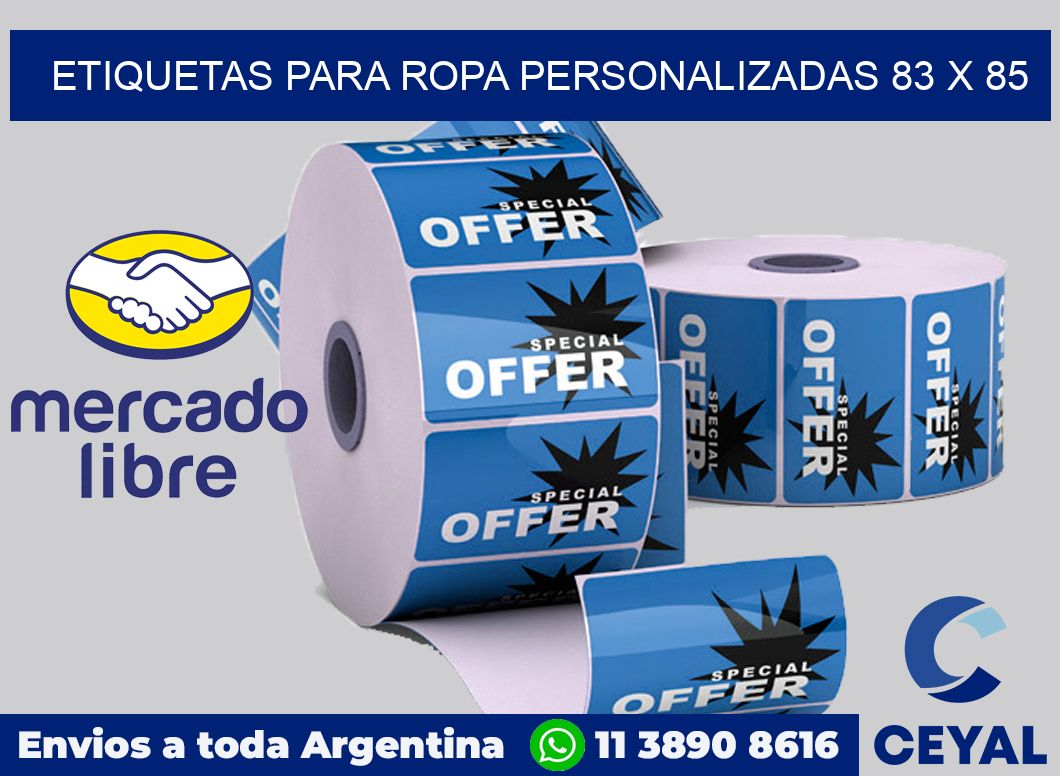 etiquetas para ropa personalizadas 83 x 85