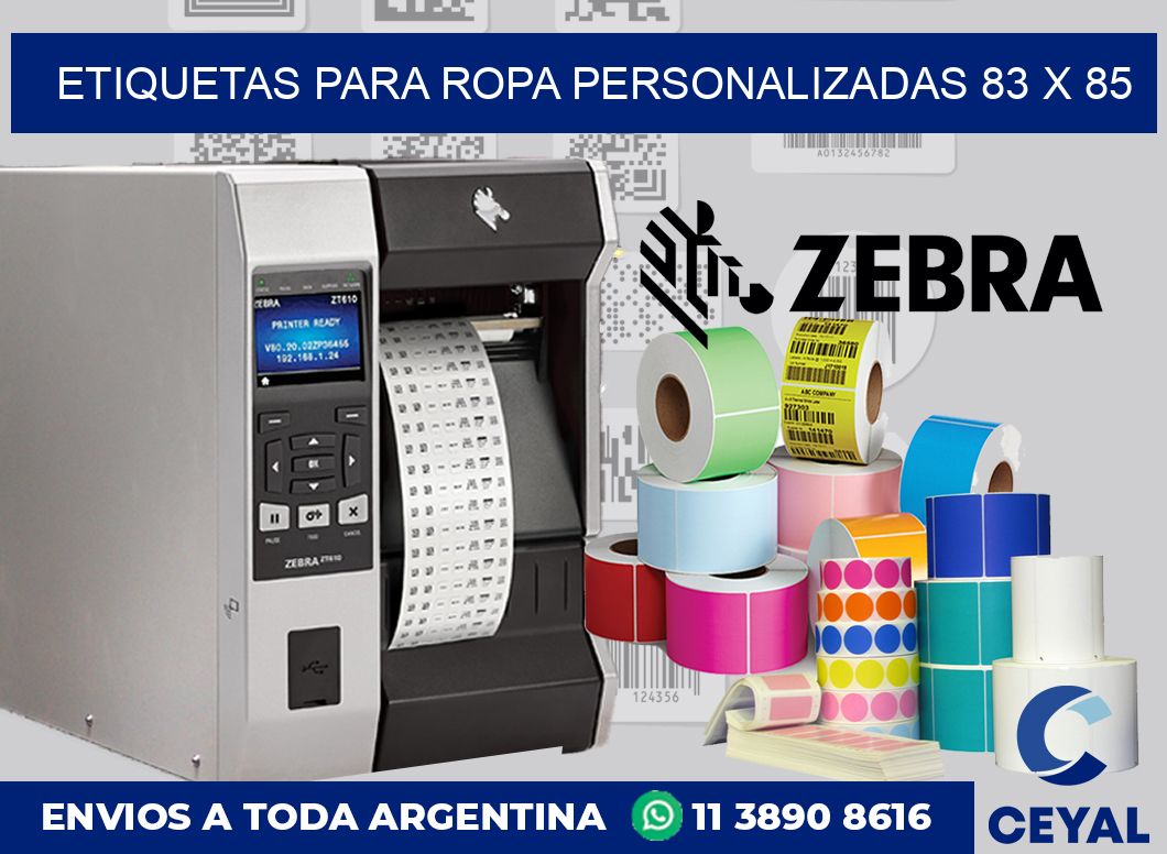 etiquetas para ropa personalizadas 83 x 85