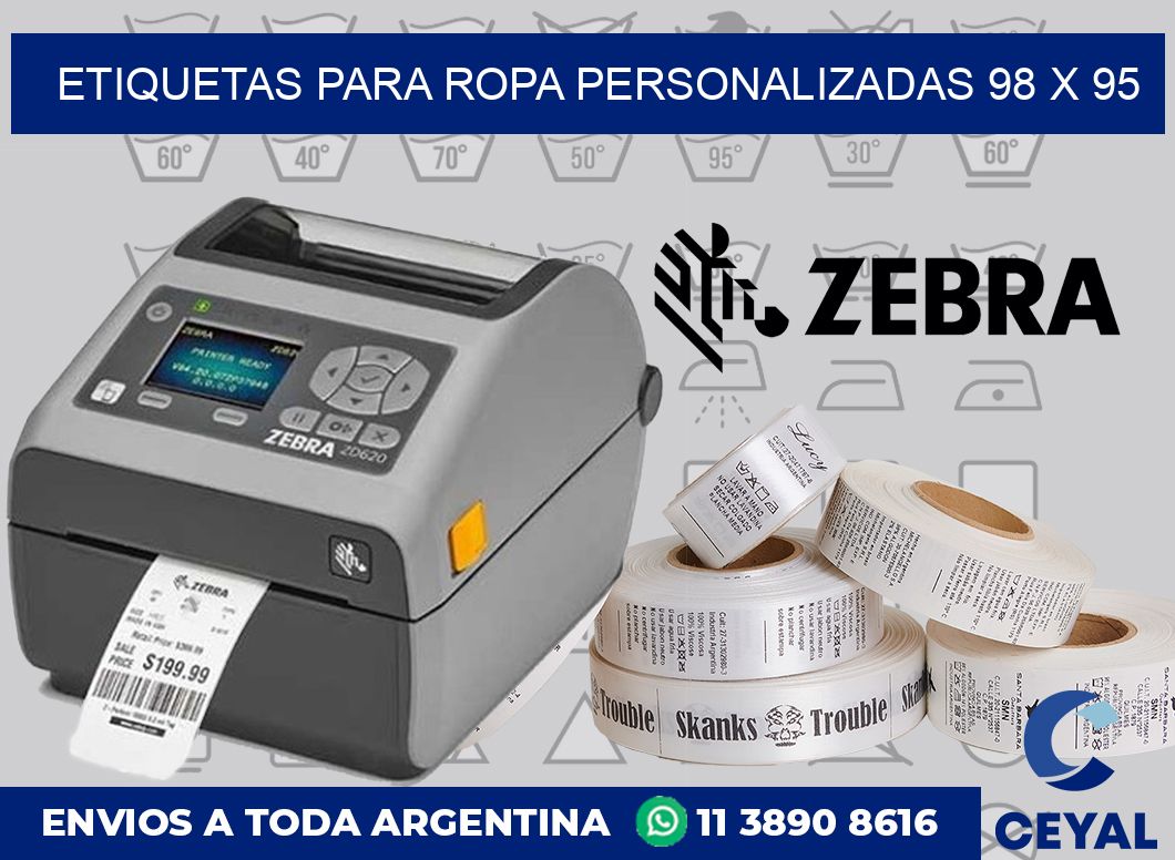 etiquetas para ropa personalizadas 98 x 95