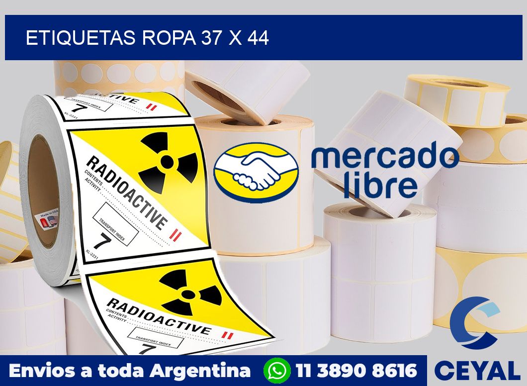 etiquetas ropa 37 x 44
