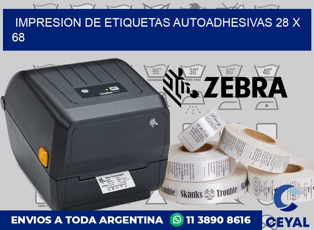impresion de etiquetas autoadhesivas 28 x 68
