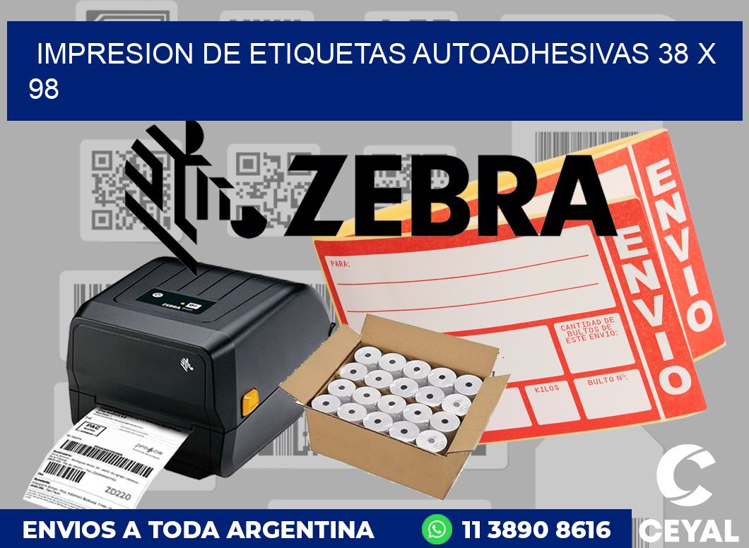 impresion de etiquetas autoadhesivas 38 x 98