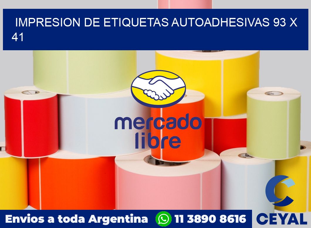 impresion de etiquetas autoadhesivas 93 x 41