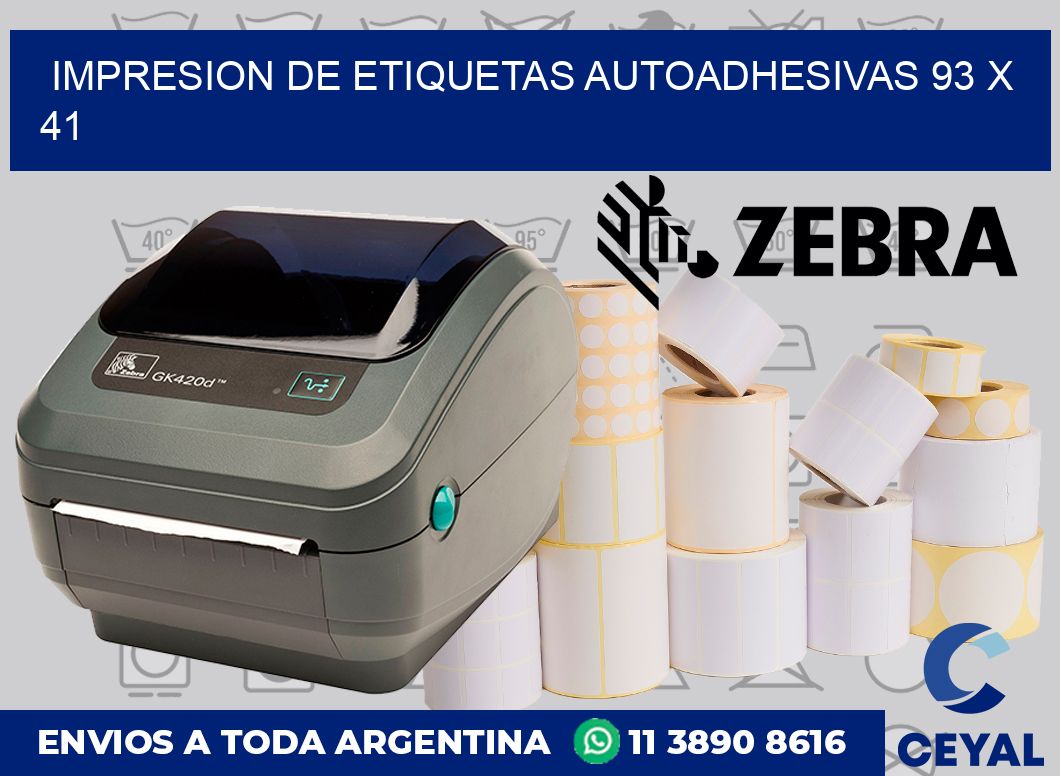 impresion de etiquetas autoadhesivas 93 x 41