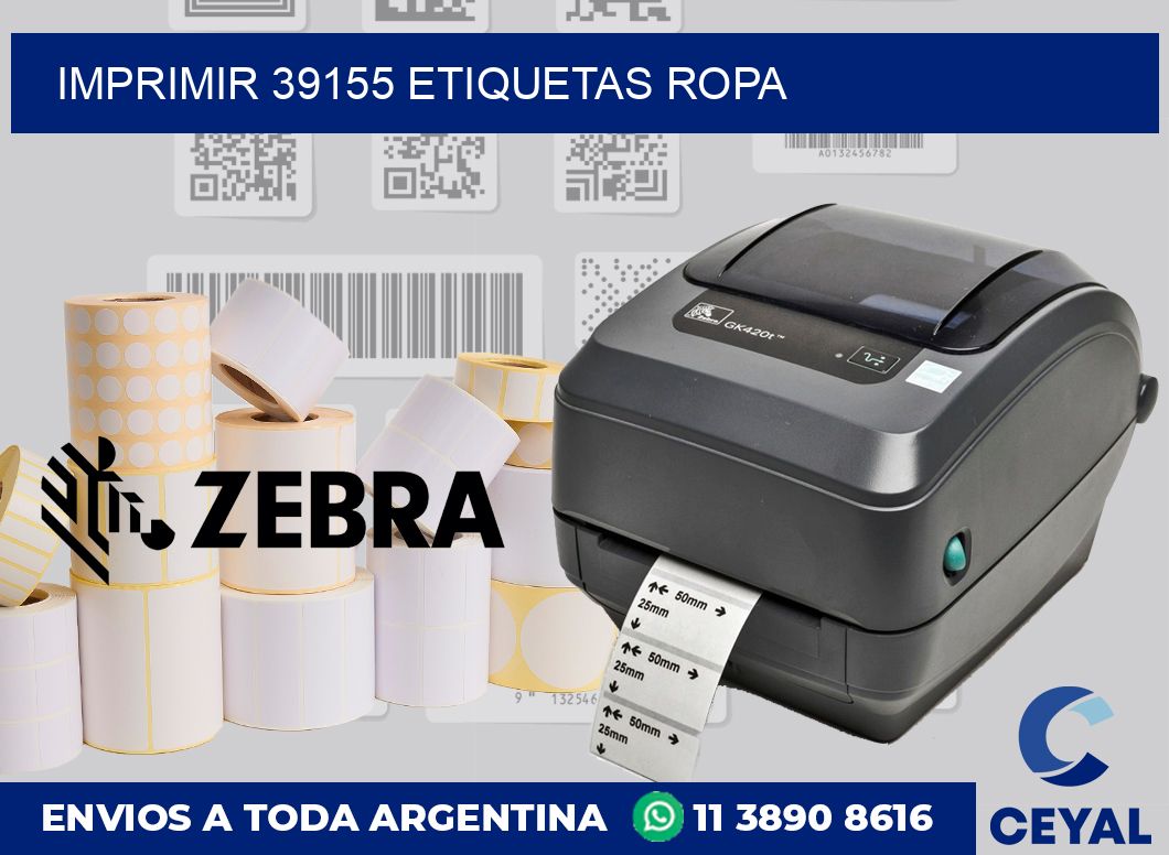 imprimir 39155 etiquetas ropa