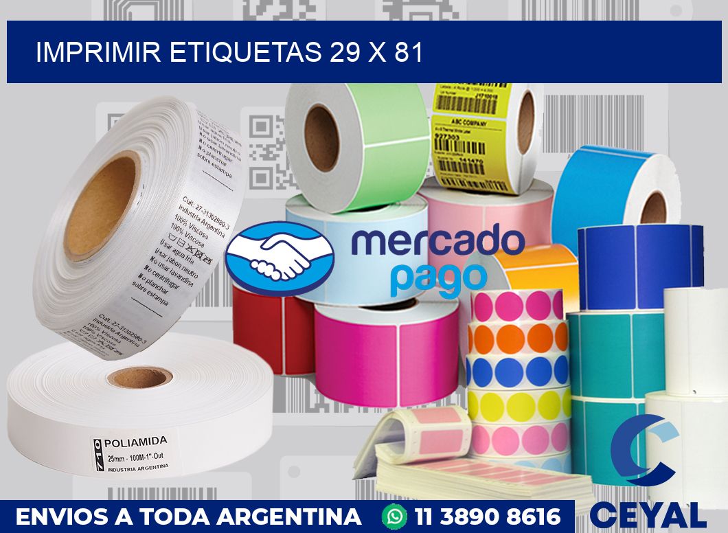 imprimir etiquetas 29 x 81
