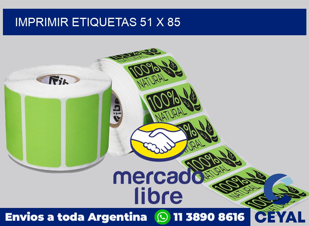 imprimir etiquetas 51 x 85