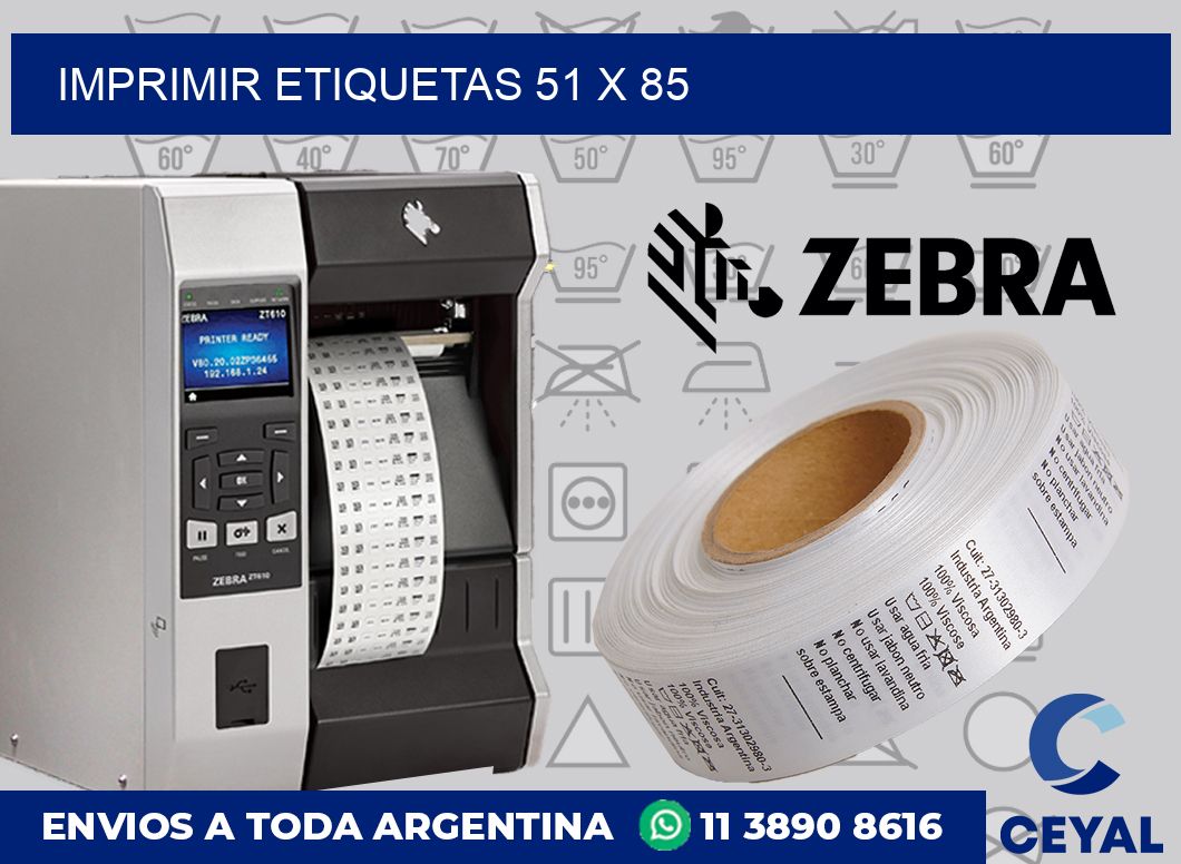 imprimir etiquetas 51 x 85