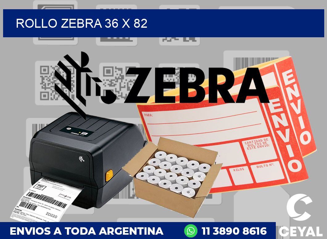 rollo zebra 36 x 82