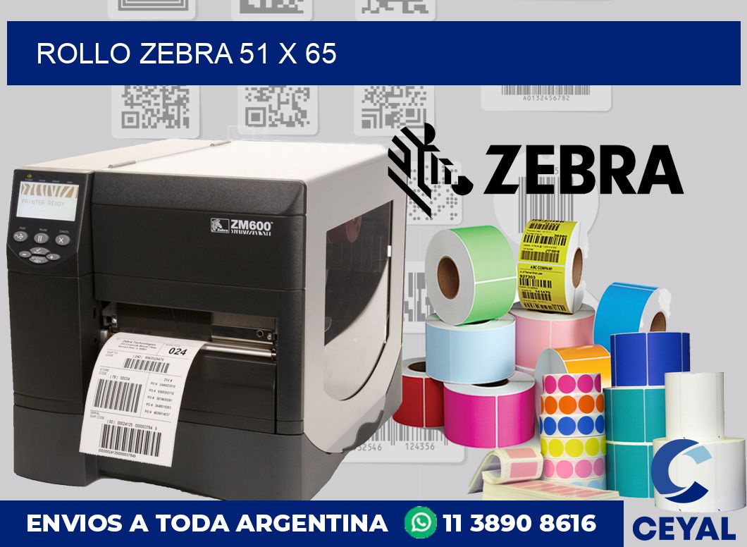 rollo zebra 51 x 65