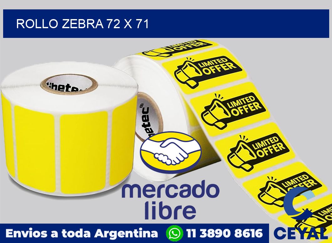 rollo zebra 72 x 71