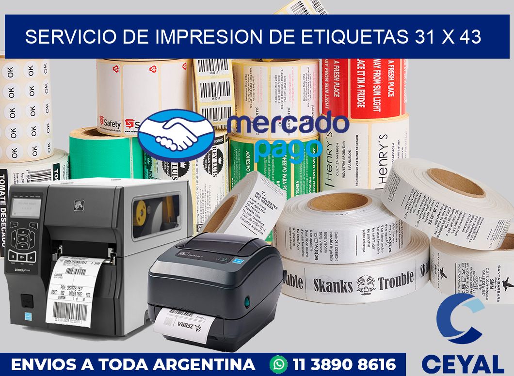 servicio de impresion de etiquetas 31 x 43