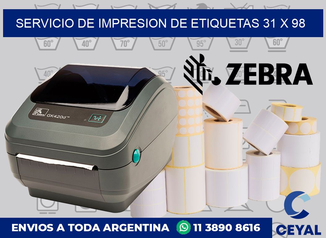 servicio de impresion de etiquetas 31 x 98