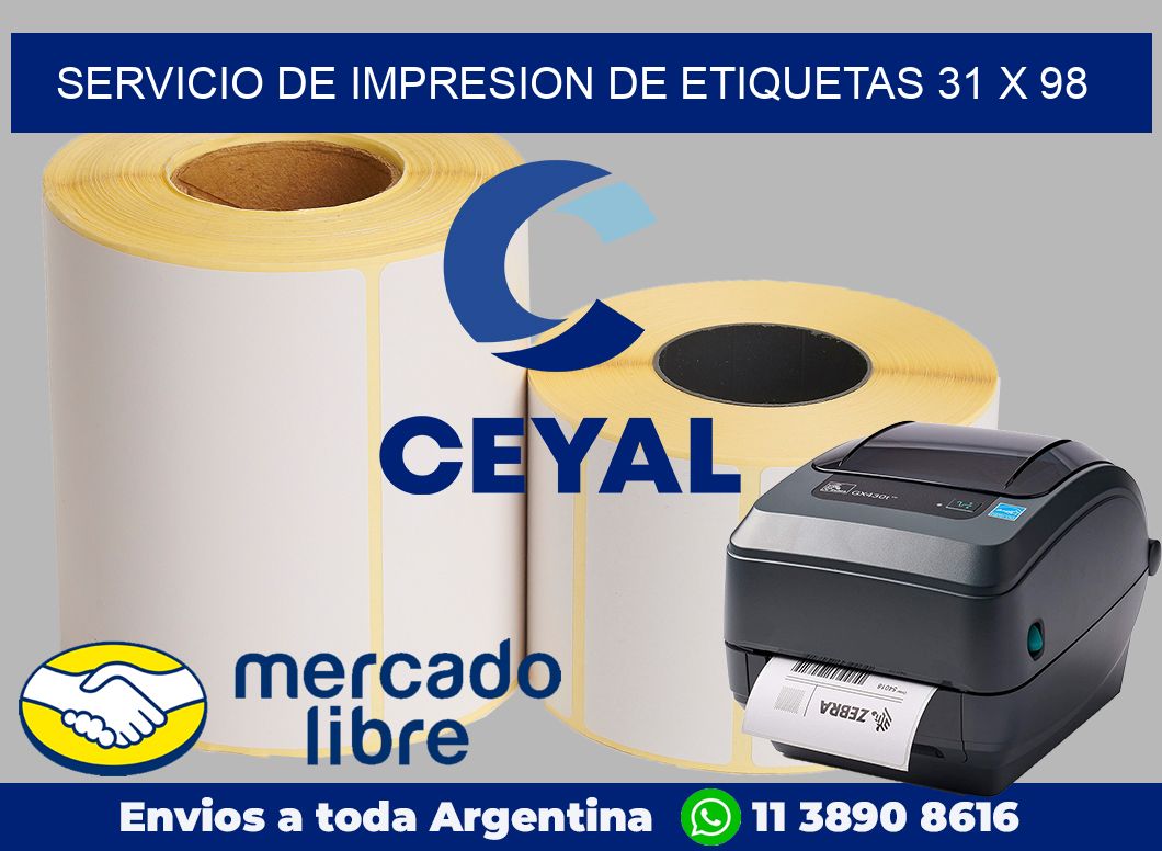 servicio de impresion de etiquetas 31 x 98