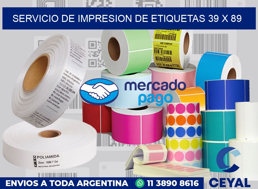 servicio de impresion de etiquetas 39 x 89