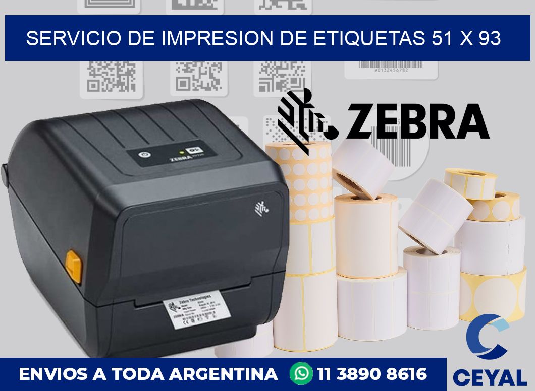 servicio de impresion de etiquetas 51 x 93