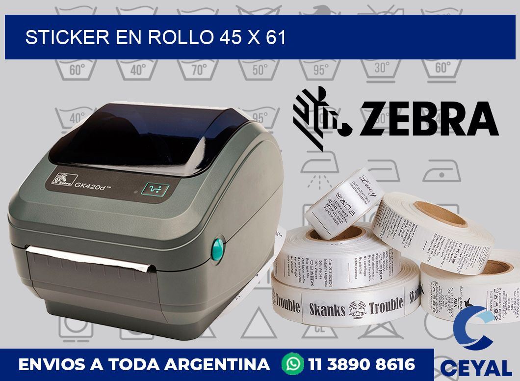 sticker en rollo 45 x 61