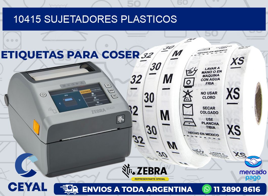 10415 SUJETADORES PLASTICOS