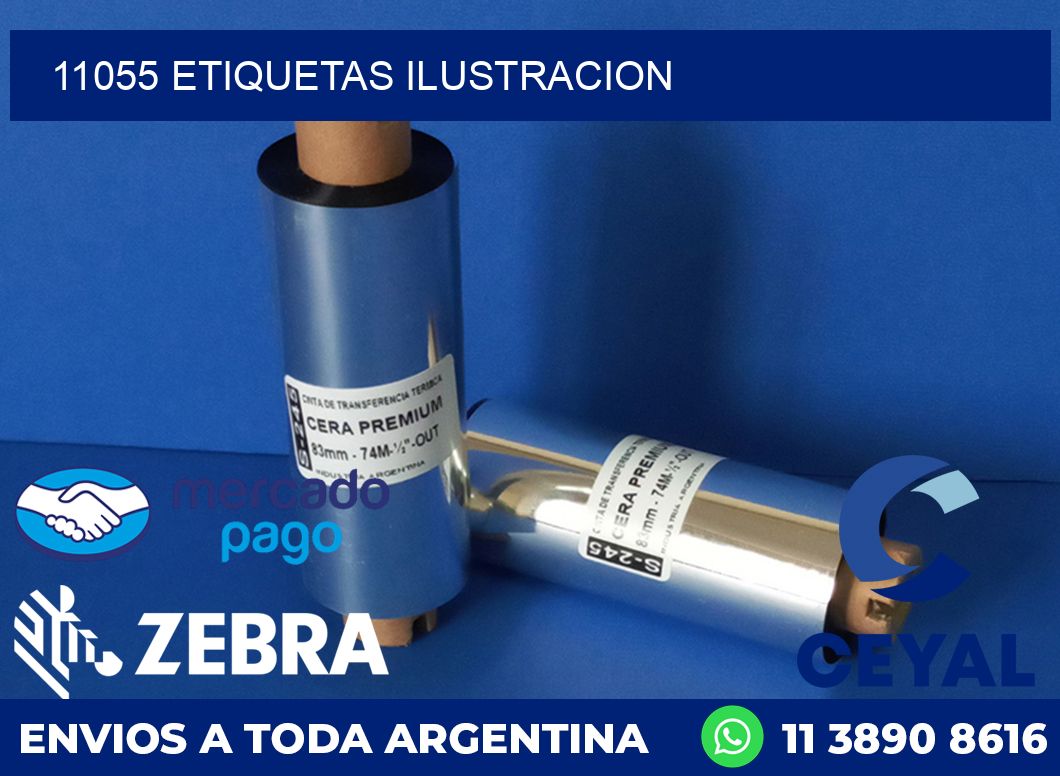 11055 ETIQUETAS ILUSTRACION