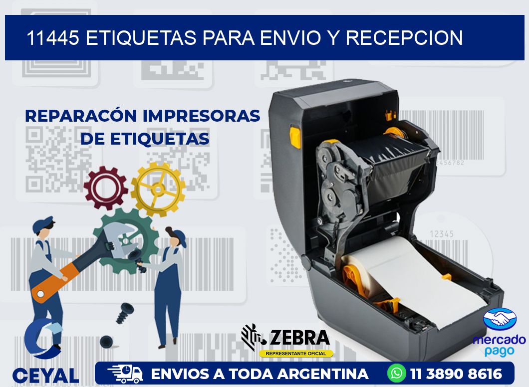 11445 ETIQUETAS PARA ENVIO Y RECEPCION