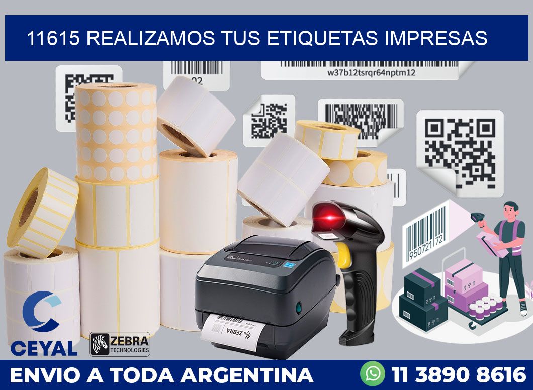 11615 REALIZAMOS TUS ETIQUETAS IMPRESAS