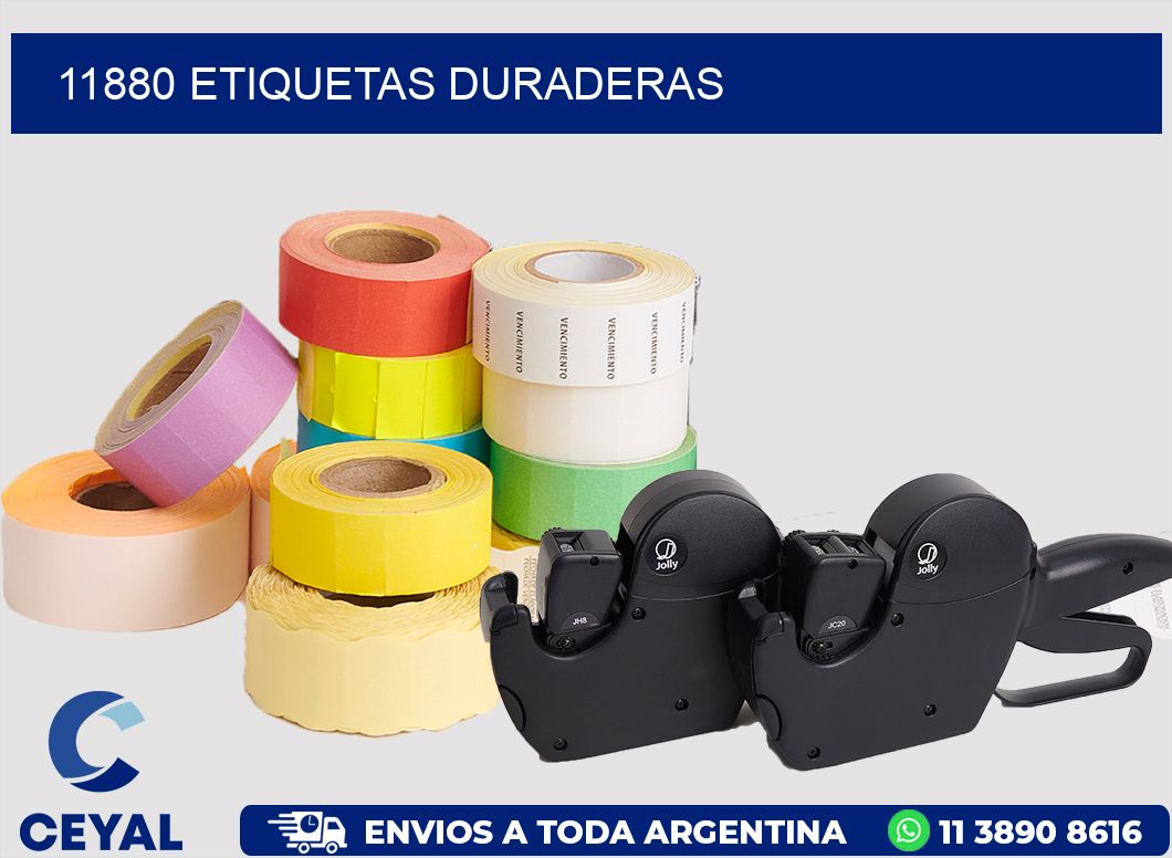 11880 ETIQUETAS DURADERAS
