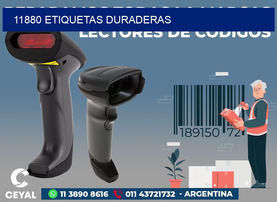 11880 ETIQUETAS DURADERAS