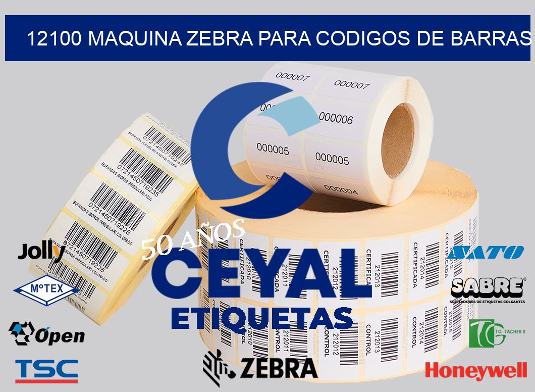 12100 MAQUINA ZEBRA PARA CODIGOS DE BARRAS
