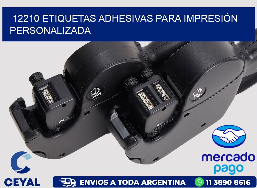 12210 ETIQUETAS ADHESIVAS PARA IMPRESIÓN PERSONALIZADA
