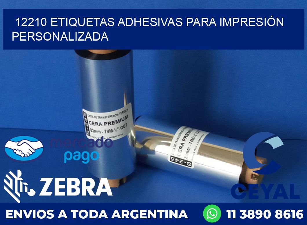 12210 ETIQUETAS ADHESIVAS PARA IMPRESIÓN PERSONALIZADA