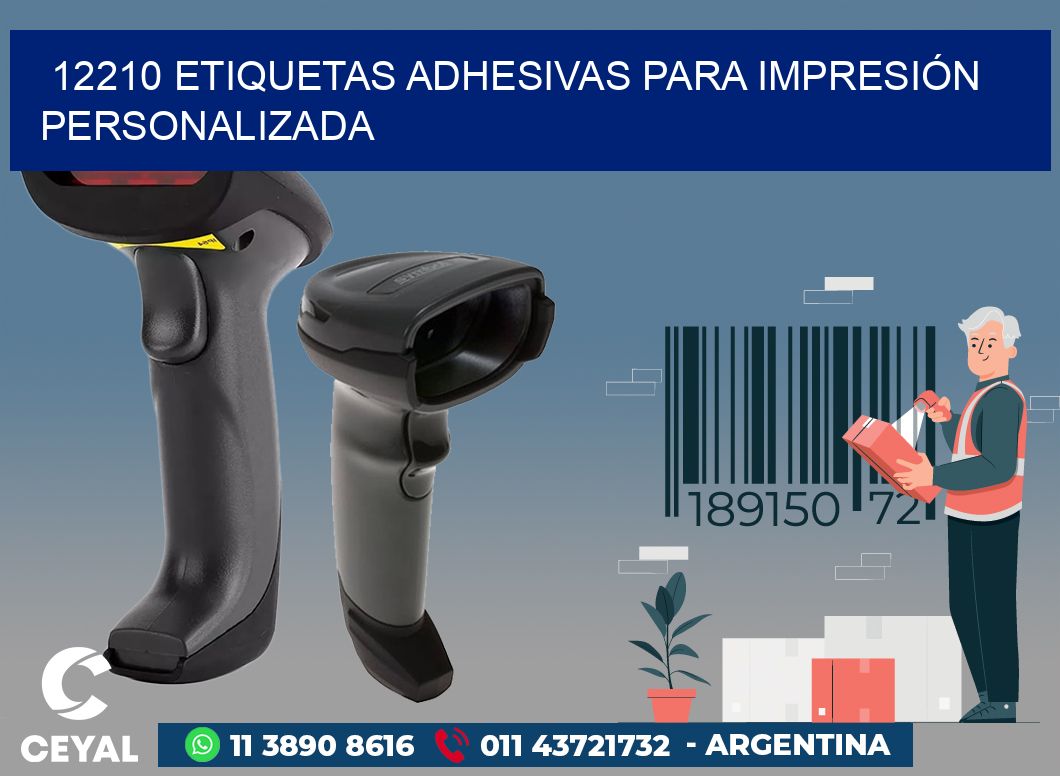 12210 ETIQUETAS ADHESIVAS PARA IMPRESIÓN PERSONALIZADA